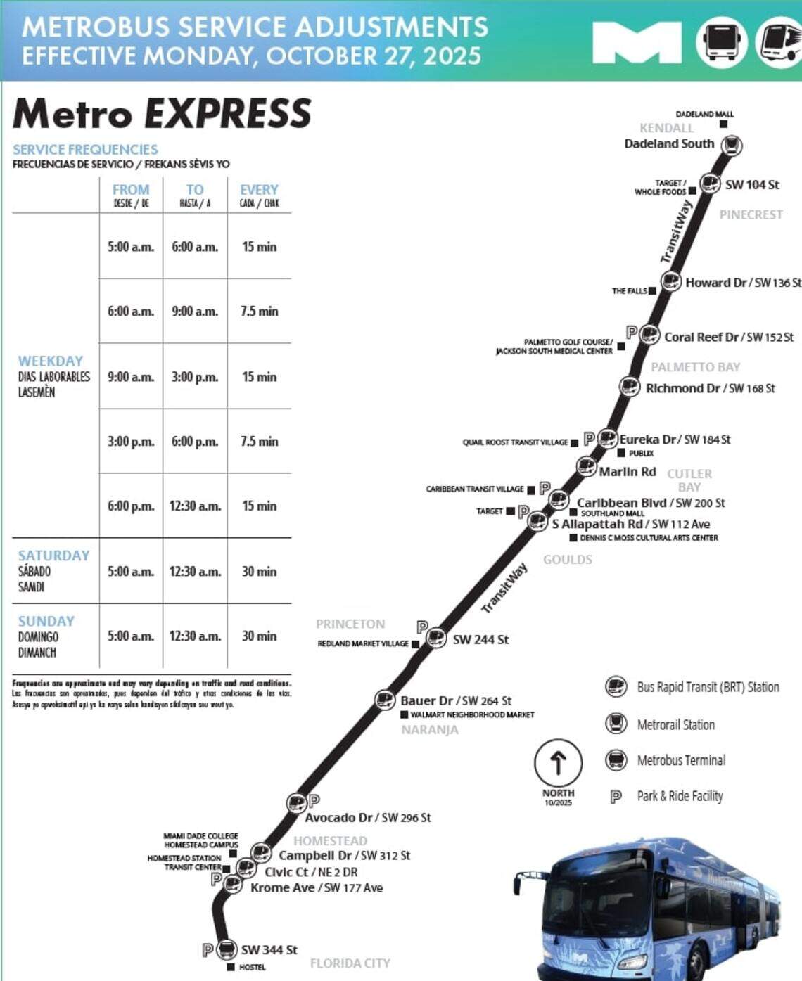 Miami-Dade bus rapid transit on U.S. 1 aims to cut commutes | Miami Herald